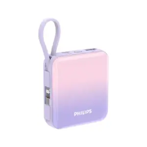 Philips Portable Travel Charger & Power Bank 10000mAh 22.5W USB-C & USB-A Output DLP5713CP/00