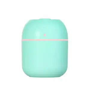 Faith Mini Portable Colorful LED Night Light Ultrasonic Air Humidifier USB Mist Maker Water Drop H20 Humidifiers for Home Office 220mls