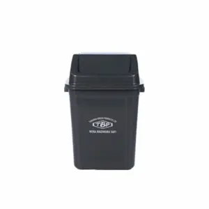TBP Dustbin 40L without Pedal & Wheels Grey TBP-40A-GREY