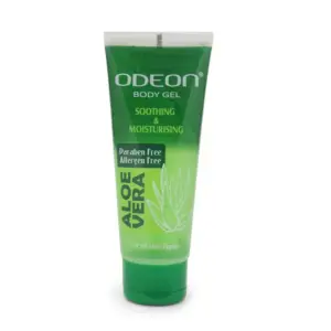 Odeon Aloe Vera Body Gel, 100ml, Soothing, Hydrating and Cooling Skin Care Gel OBGAV100ML