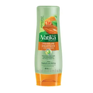 Vatika Conditioner Moisture Treatment, Enriched with Almond & Honey, Deep Nourishment, For Dry and Frizzy hair 400ml (Pack of 3)