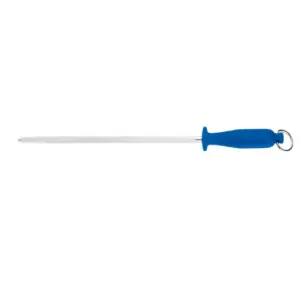 Naim Handmade Sharpening Tool Ergonomic Blue Handle Durable High-Carbon Steel Rod Blade Maintenance NM-2211