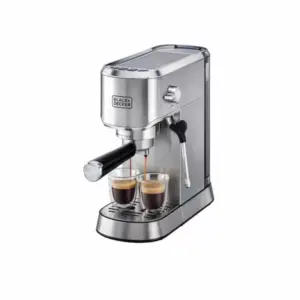 Black & Decker Black&Decker Espresso Coffee Machine 15‑Bar Pump 1.5L Tank ECM150‑B5