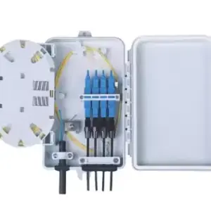 Fiber Optic Distribution Box, 4 core, LC Simplex fully loaded