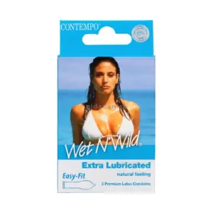 Contempo Condoms Wet & Wild B-P Pack of 3 661 (E-EX)