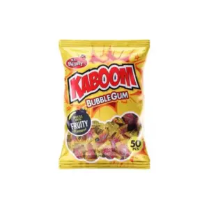 Kaboom Bubble Gum Fruity KBGF-FRTY (12 Packs x 50)