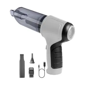 Classic Kitchen Mini Handheld Vacuum Cleaner Automatic, Rechargeable for Dust, Dirt for Daily Use White