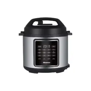 Hisense Multi Cooker 5L 1000W with 12 PreSet Menus, Aluminum Inner Pot, Includes Steamer & Accessories HGMC65BK