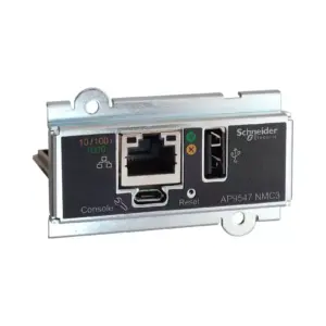 APC Network Management Card for Easy UPS with 3-Phase, Micro-USB Cable AP9547