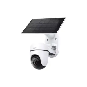 TP-Link Tapo Solar Powered Pan/Tilt Security Camera Kit with 2 Way Audio, 2K 3MP Visuals, Color Night Vision, IP65 Protection C610 KIT