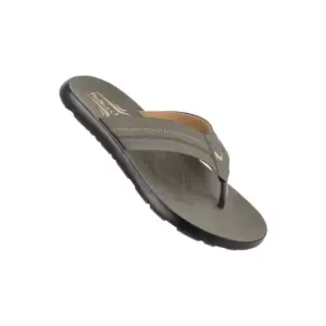 Walkaroo Men's Sandal V-Strap, Olive, 41X45, Daily Wear and Regular Use For Indoor & Outdoor, lightweight WTG5005OL