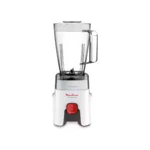 Moulinex Kitchen Blender 500W 1.75L The Genuine with 2 Mills,  One Speed & Pulse Function LM242B28 (France)