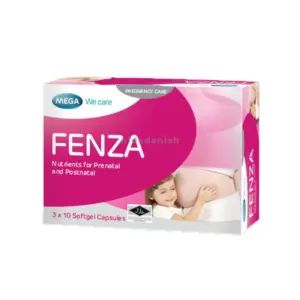 Mega We Care Mega Multi-Vitamins Fenza Pregnancy Care Softgel 30 Caps 21023 (E-EX)