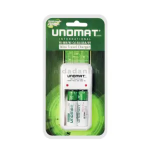 Unomat Rechargeable Battery With Charger 1pc Per Pack (Pack of 4Pcs)