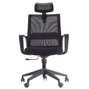 Trix Generic Office Chair High Back Butterfly Mechanism Nylon Base Black P-W25A