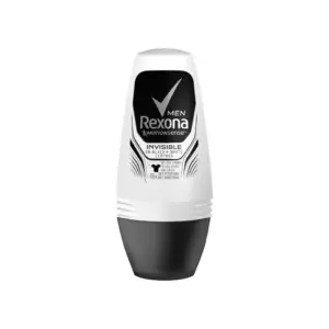 Rexona Men Antiperspirant Roll On Deo 50ml Invisible Black & White