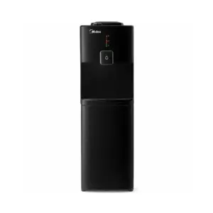 Midea Top Loading Water Dispenser with Integrated Mini Fridge, Hot/Cold/Normal, Black YL1662-B