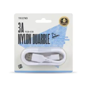 Tecno 3A Nylon Durable Type-C Charging Cable TCD-C13