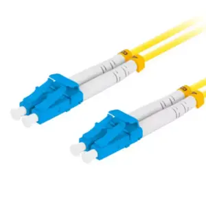 Generic Fiber Patch Cord LC/UPC-LC/UPC Single Mode Duplex 1 Meter G657A1 LSZH