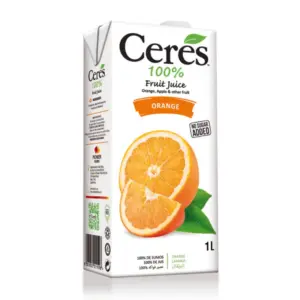 Ceres Juices Ceres Orange Juice 12x1L Tetra Pack, Refreshing Citrus Fruit Beverage 7723