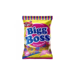 Mo Big Boss Bubble Gum Tuttifrutti BB-BGTF (Pack of 50 Pcs)