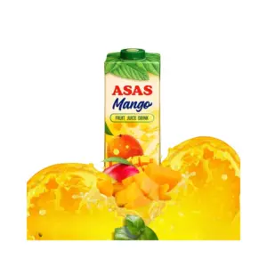 Asas Mango Fruit Juice Drink – Fresh, Sweet & Refreshing Natural Mango Flavoured Beverage 300ml (Pack of 6)
