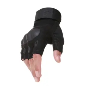Faith Men's Outdoor Cycling Tactical Gloves for Sports, Mountain Climbing, Fitness, and Boxing Training: Anti-Slip and Wear-Resistant Half Finger (SIZE XL)