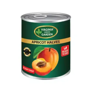 Virginia Green Garden Apricot Halves 820g (Pack of 12pcs)