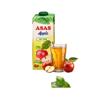 Asas Apple Fruit Juice Drink – Fresh, Sweet & Refreshing Natural Apple Flavoured Beverage 300ml (Pack of 6)