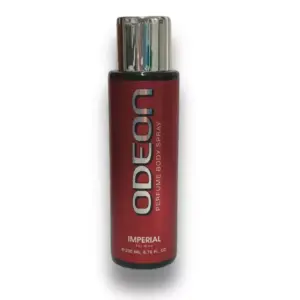 Odeon Imperial Body Mist for Men, 200ml, Long-Lasting Refreshing Fragrance with Masculine Woody Notes OBMI200