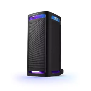 Sony Portable Bluetooth Party Speaker Ult Tower 9 with Massive Bass, 360° Sound & Party Lights, 25H Playtime, Karaoke, TouchPanel, Inbuilt Power Bank SRS-ULT900