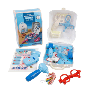 Toys Generic Kids' Simulation Medical Supplies Backpack & Doctor Role-Play Kit (Pack of 15)