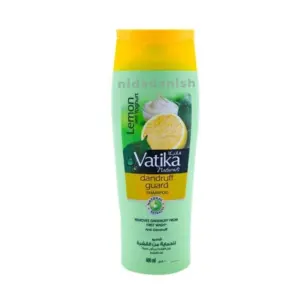 Vatika Shampoo Enriched With Lemon & Yoghurt, Removes & Prevents Dandruff, 400ml