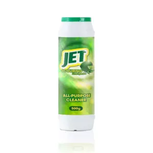 JET Scouring Powder for Kitchenware & Bathroom Fixtures Lime Sparkle 500gms Pack of 24