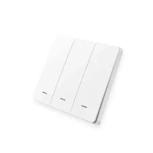 Tuya Smartlife Smart Switch WiFi Push Button 3 Gang Wired White
