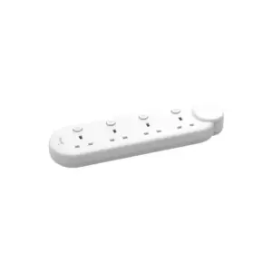 Midea Extension Board, 4 Socket, 100% Pure Copper, 3250W, 250V, ESU4K4B-3MB1