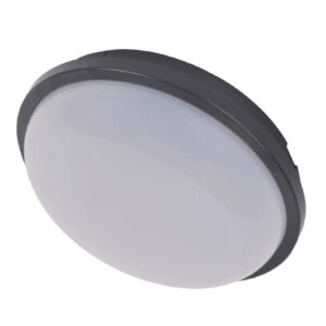 Tronic Round Black Warm White LED Bulkhead 20 Watts