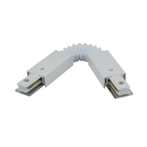 Tronic White Tracklight Connector with 2 Wires