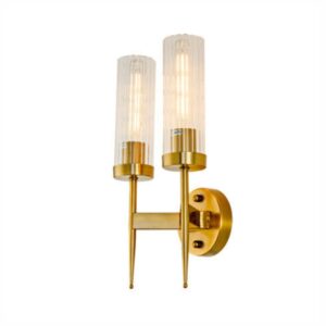Africab Wall Lamp E27*2 Iron & Glass 10CM Gold Base