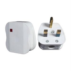 Africab Top Plug 13A with Neon White