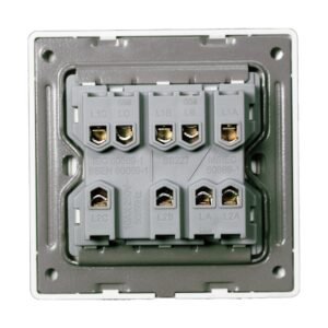 Africab LA Series 3 Gang 2 Way Switch LA2332
