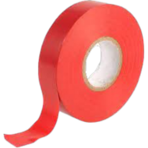 Africab PVC Electrical Tape 0.15mm × 19mm × 10Y Red