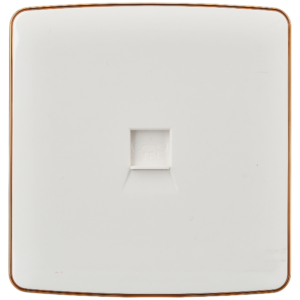 Africab DA Series White Computer Socket DA8205 WH