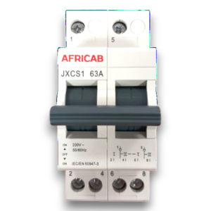 AFRICAB Mini Change Over Switch 63A 2P