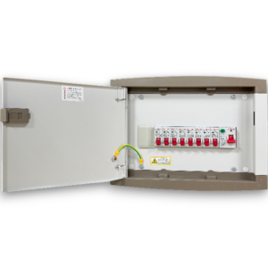 Africab 8 Way SPN Consumer Unit Metal Alpha