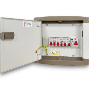 Africab 6 Way SPN Consumer Unit Metal Alpha
