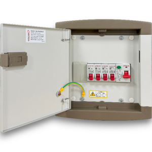 Africab 4 Way SPN Consumer Unit Metal Alpha