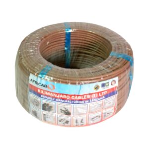 Africab Single Wire 4 sq.mm Brown 100m