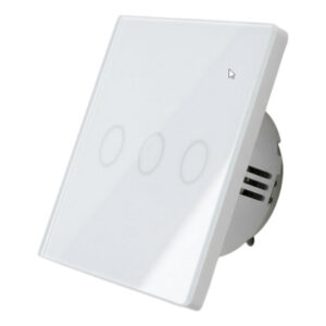 Africab Smart Switch 3 Gang 1 Way White AF-WIFI-03-WH