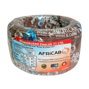 Africab Single Wire 2.5 sq.mm Brown 100m